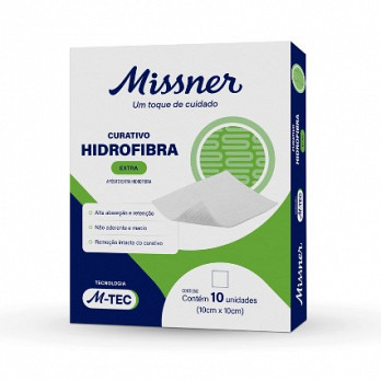 CURATIVO DE HIDROFIBRA EXTRA -TEC 10cm X 10cm 10UN POR CARTUCHO