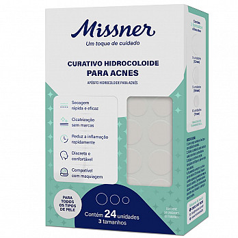 CURATIVO HIDROCOLOIDE PARA ACNES CARTUCHOS C/24UN