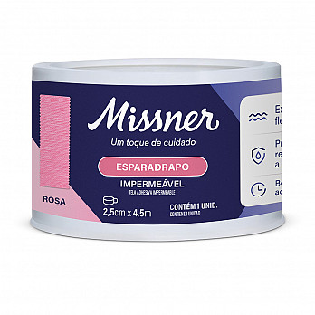 ESPARADRAPO IMP ROSA MISSNER 2,5cm X 4,5m
