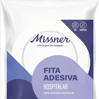 Fita Adesiva Crepe Hospitalar 19mm x 50m - Missner
