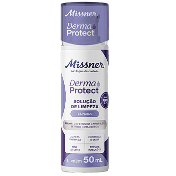 SOLUÇÃO DE LIMPEZA DERMA PROTECT EM ESPUMA - FRASCO 50mL
