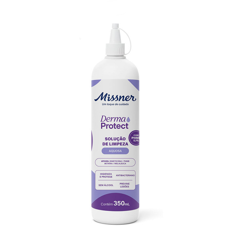 SOLUÇÃO DE LIMPEZA LÍQUIDO DERMA PROTECT - FRASCO 350mL - Missner